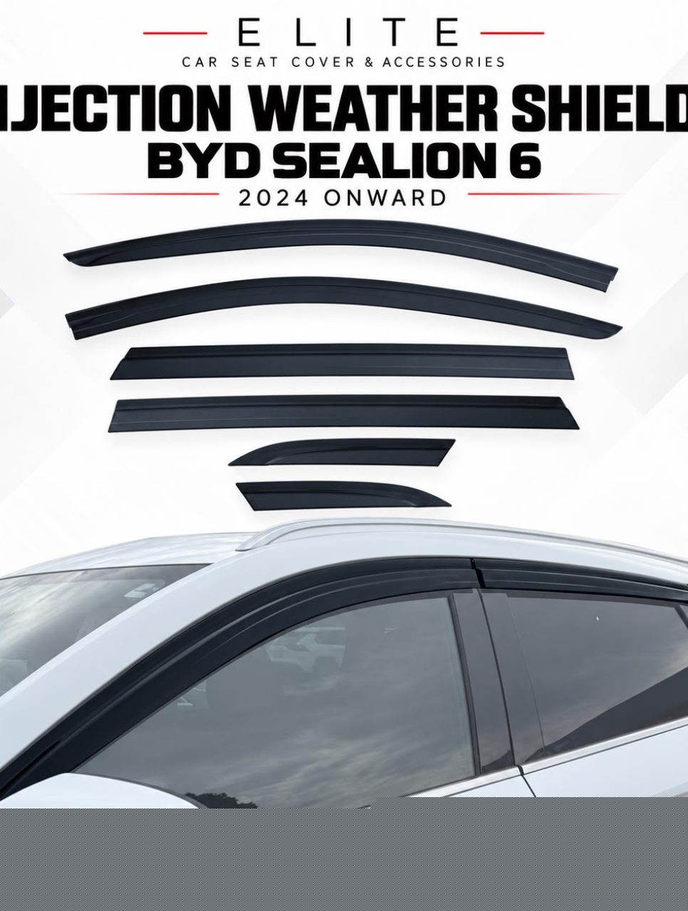 BYD Sealion 6 Injection Weather Shields – 2024 Onward