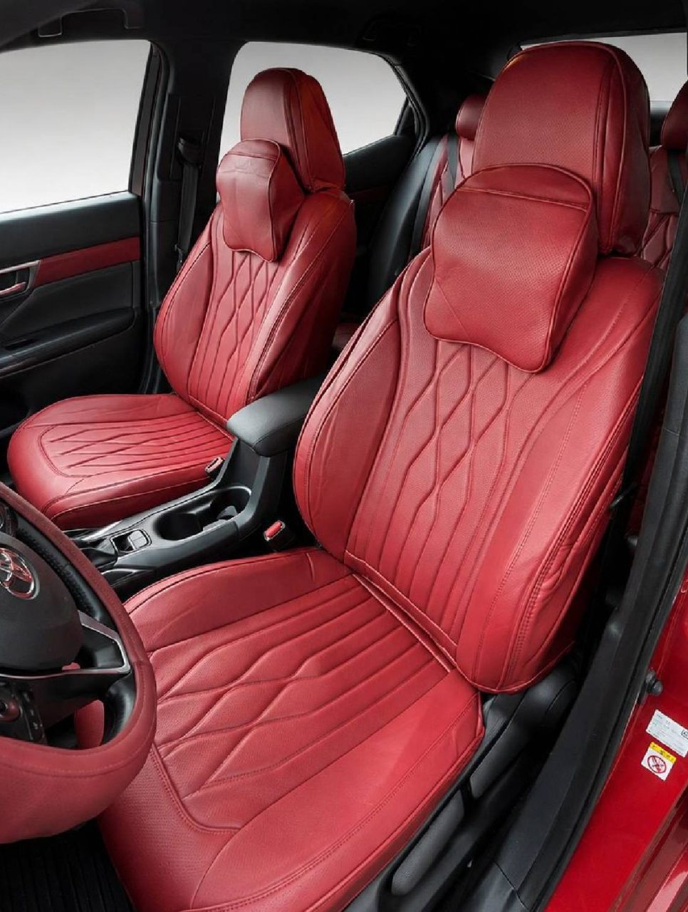 Red ML-90 Premium Custom-Made Seat Covers