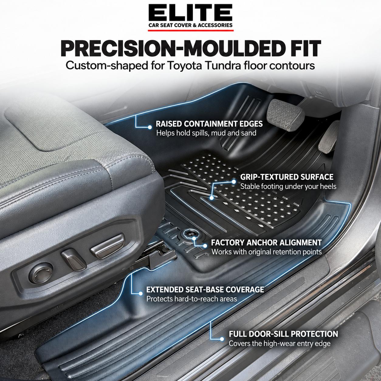 TPE 5D Mats for Toyota Tundra 2024 Onwards - Image 7