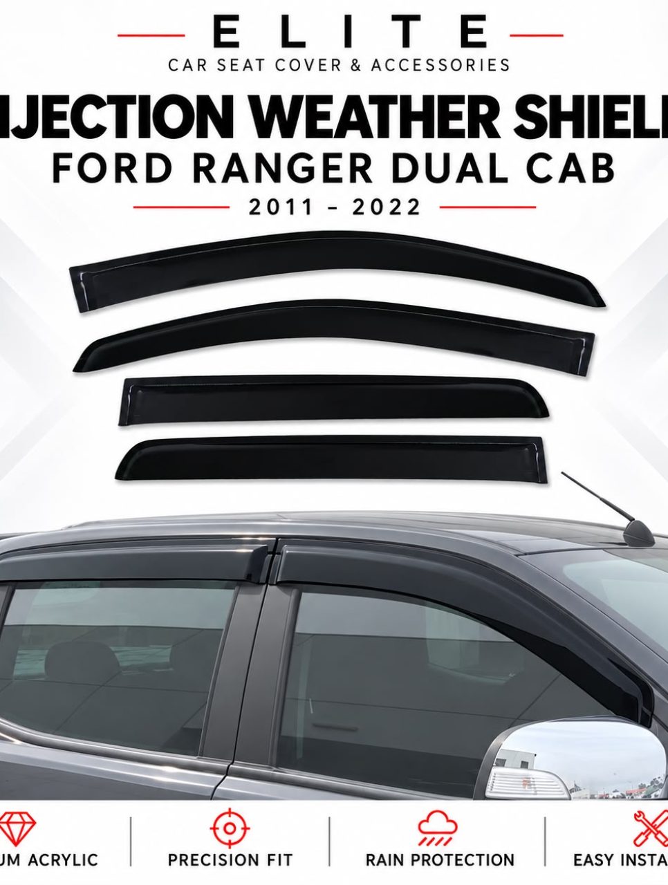 Ford Ranger Dual Cab 2011–2022