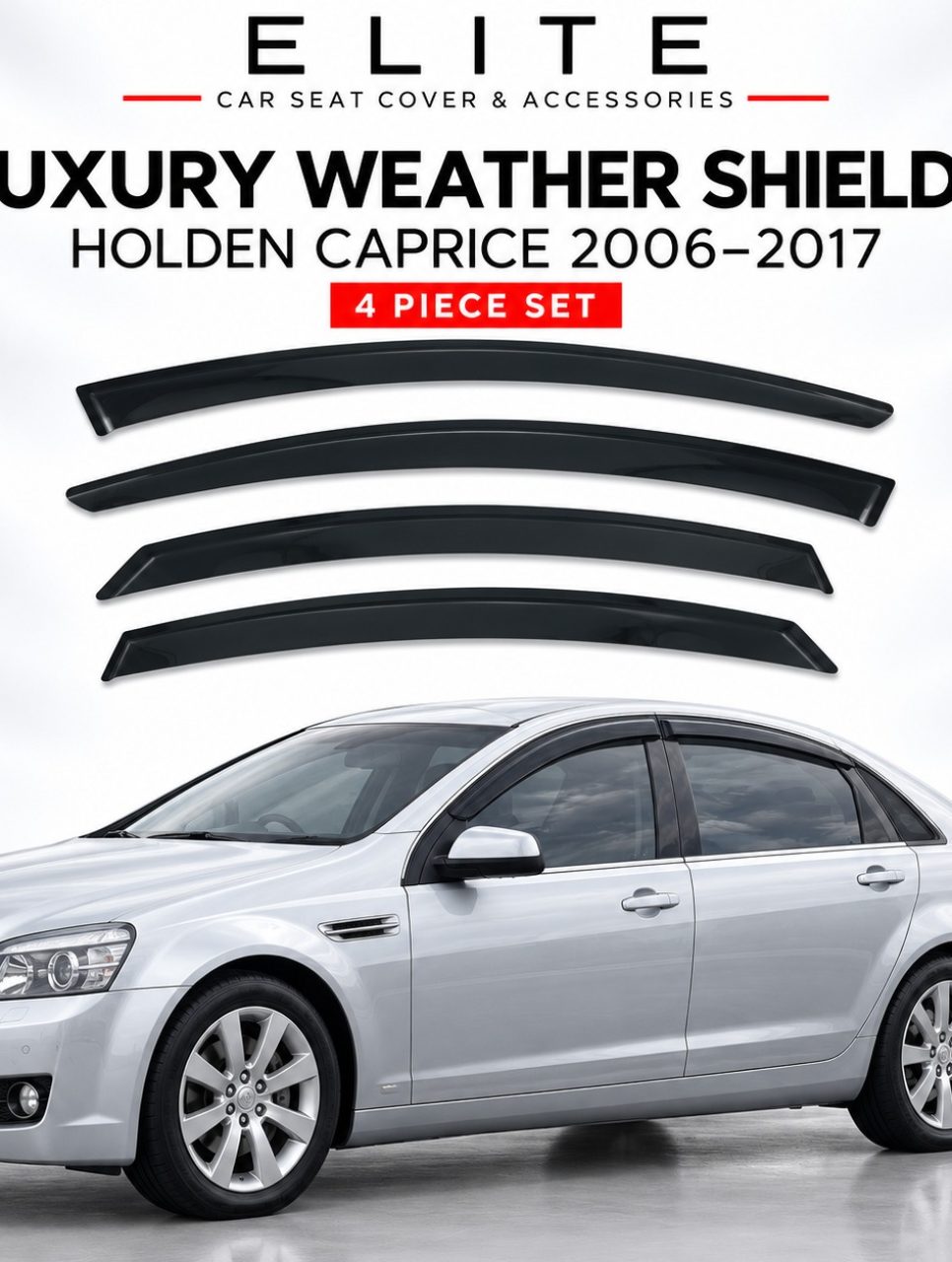 Weather Shields for Holden Caprice 2006–2017