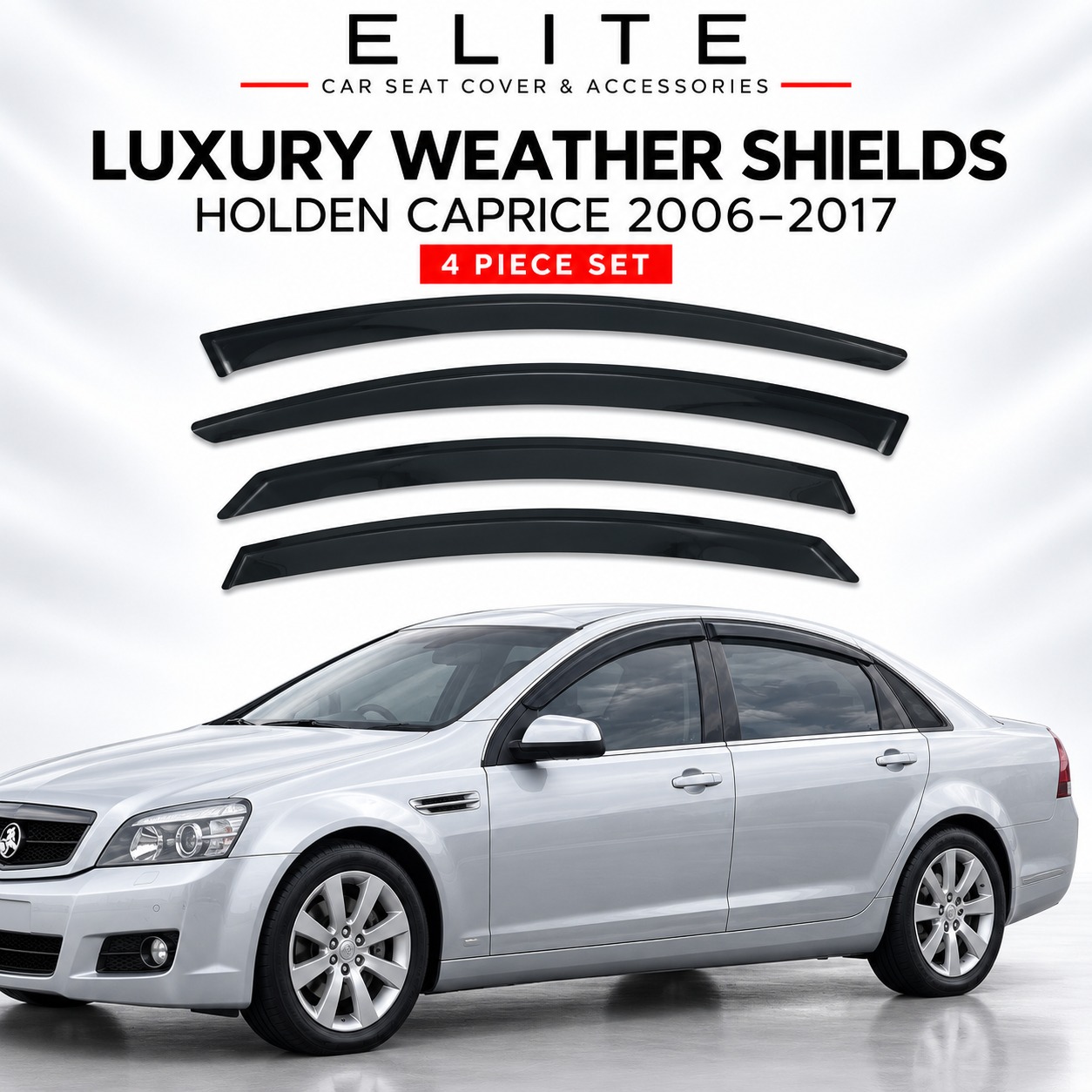 Weather Shields for Holden Caprice 2006–2017