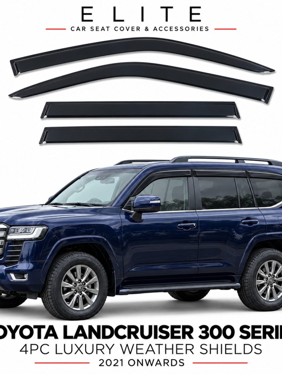 Weather Shields for Toyota LandCruiser Prado 250 — 2024 Onwards