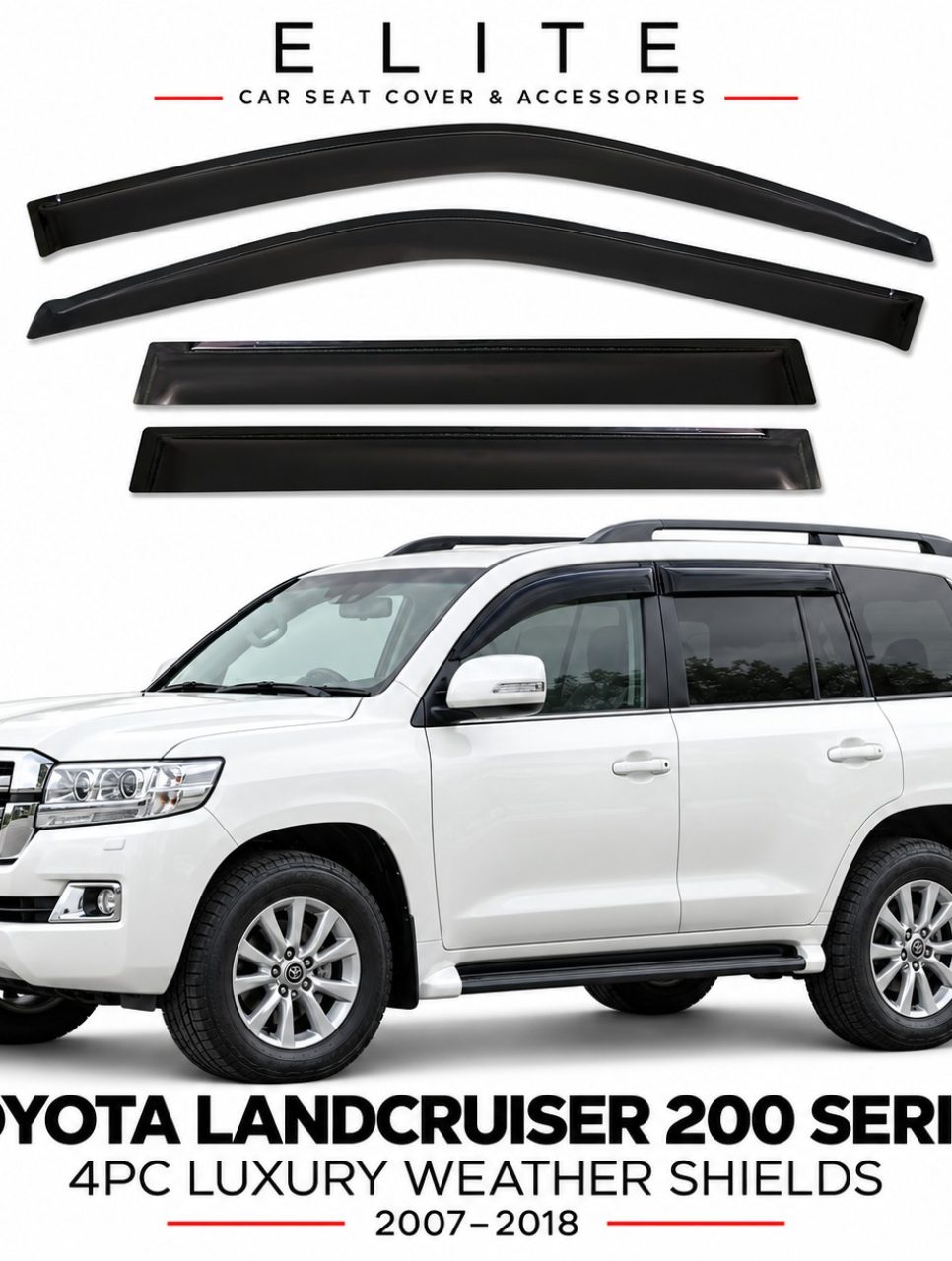 Weather Shields for LandCruiser 200 Series