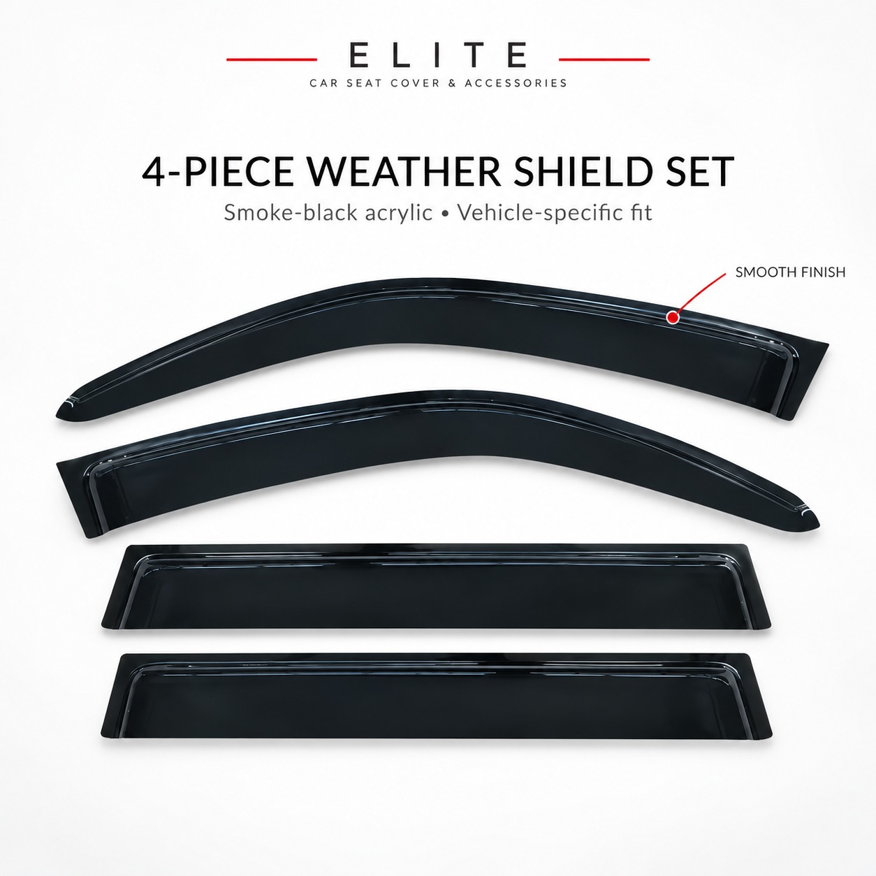 Weather Shields for Toyota LandCruiser 100/105 Series 1998–2007 - Image 3
