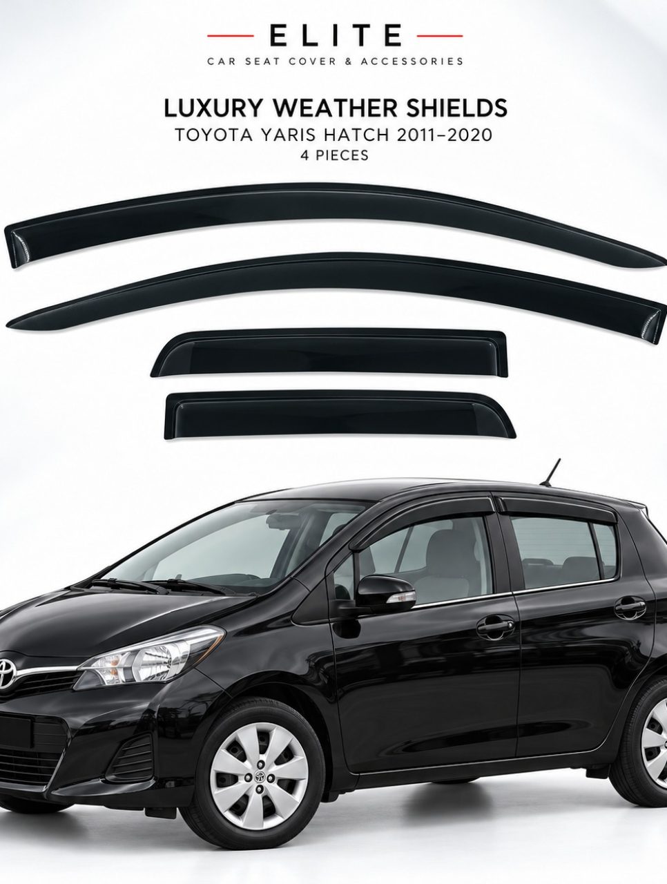 Weather Shields for Toyota Yaris Hatch 2011–2020